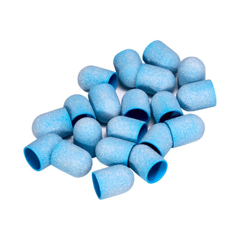 Abrasive tips Exo blue med 13mm /150 20pcs Med Cap