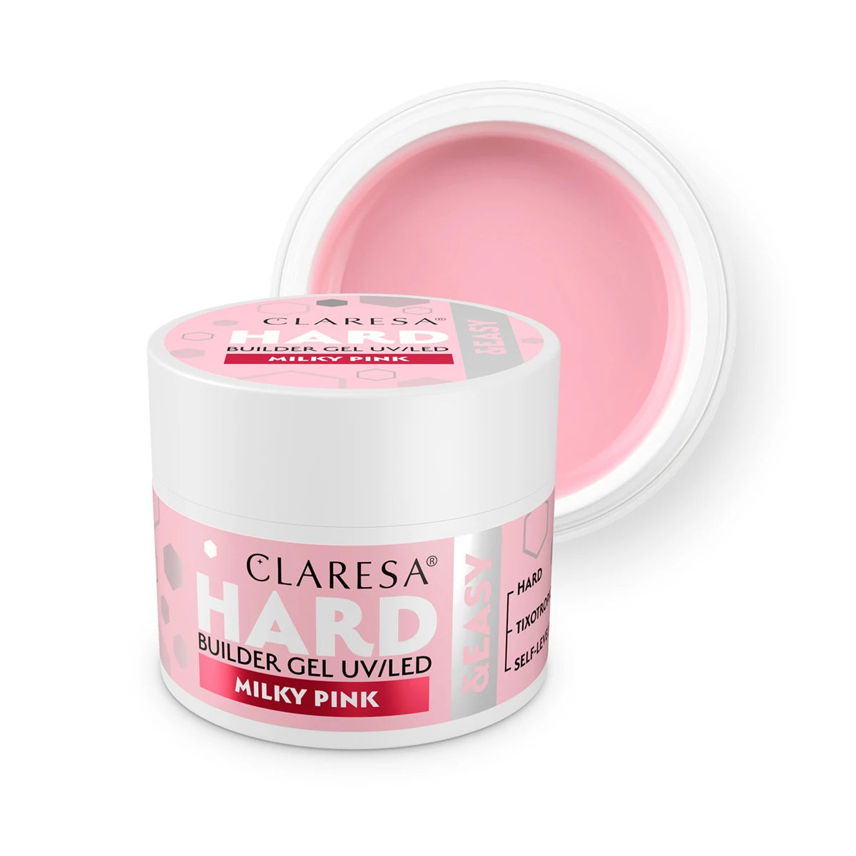 HARD&EASY BUILDER GEL MILKY PINK 12g