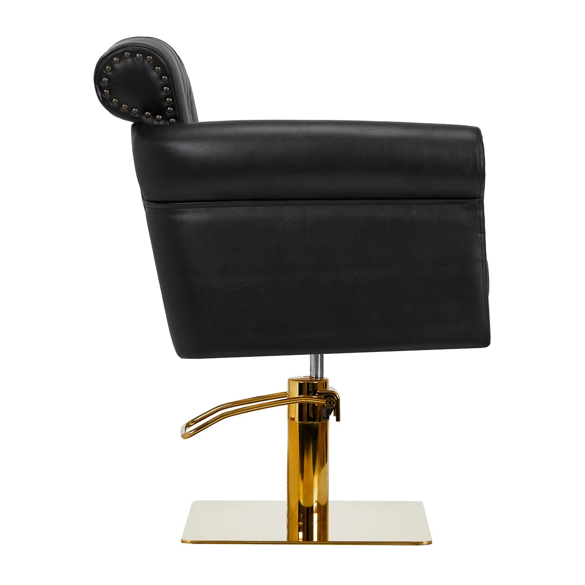 Fauteuil de coiffure Gabbiano Berlin doré-noir