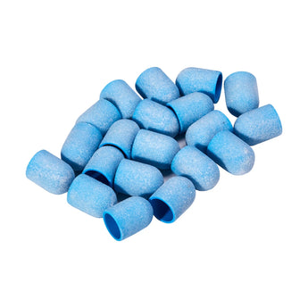 Abrasive tips Exo blue med 10mm /220 20pcs Med Cap