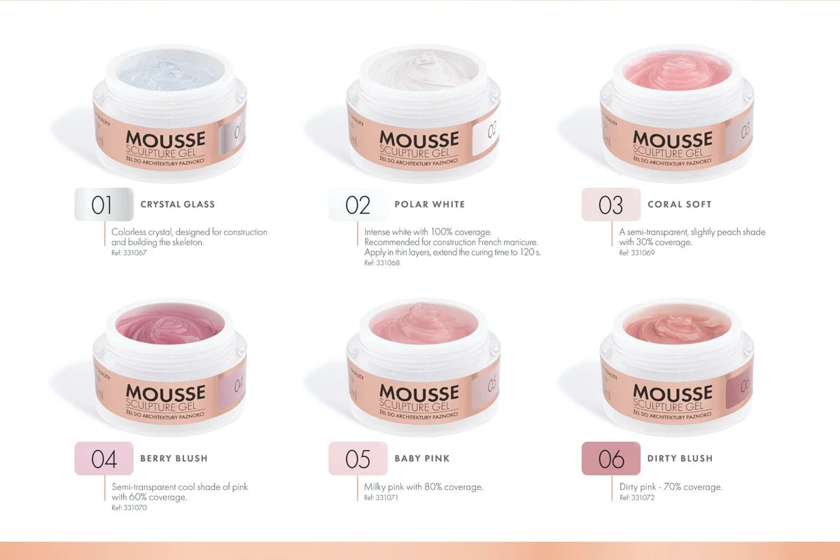 Victoria Vynn Mousse Sculpture Gel, Polar White 02, 50ml