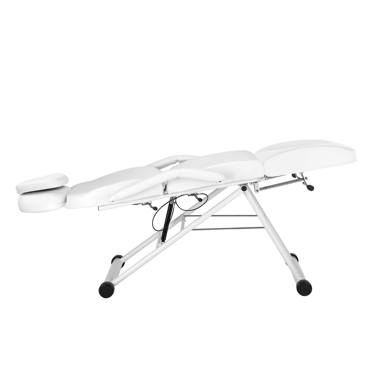 Kosmetoloģijas krēsls - kušete AZZURRO 563, balts