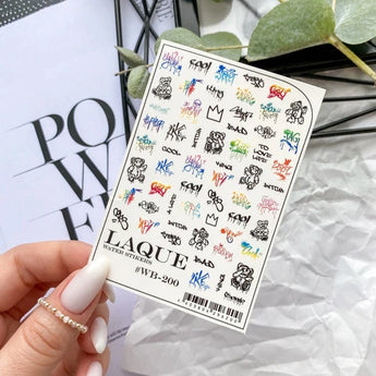 Nail art slaideri #WB-200