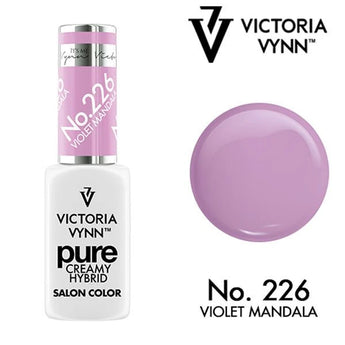 Hybridní lak 226 Violet Mandala PURE 8ml