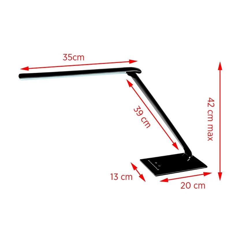 LED lampa ELEGANTE, 7W, melna
