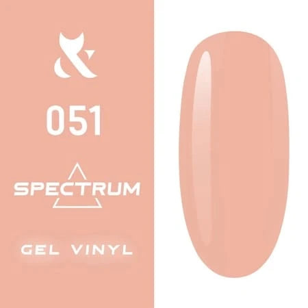 F.O.X hibridinis nagų lakas gold Spectrum 051, 7 ml