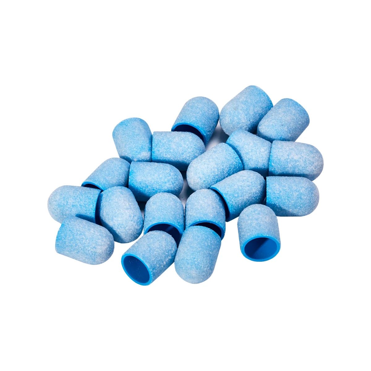 Abrasive tips Exo blue med 10mm /150 20pcs Med Cap
