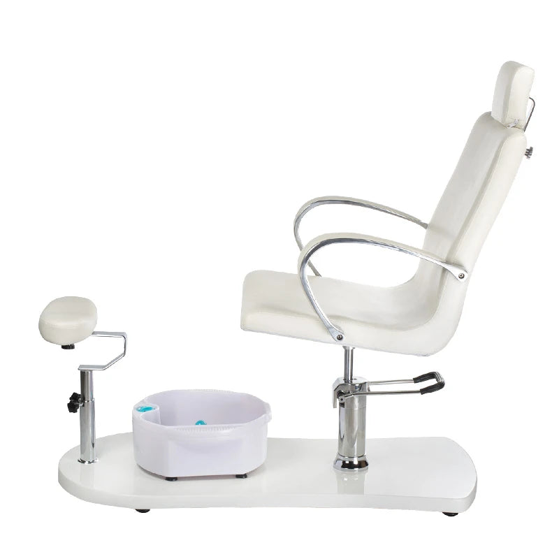 Pedicure Chair with foot massager BR-2308, white