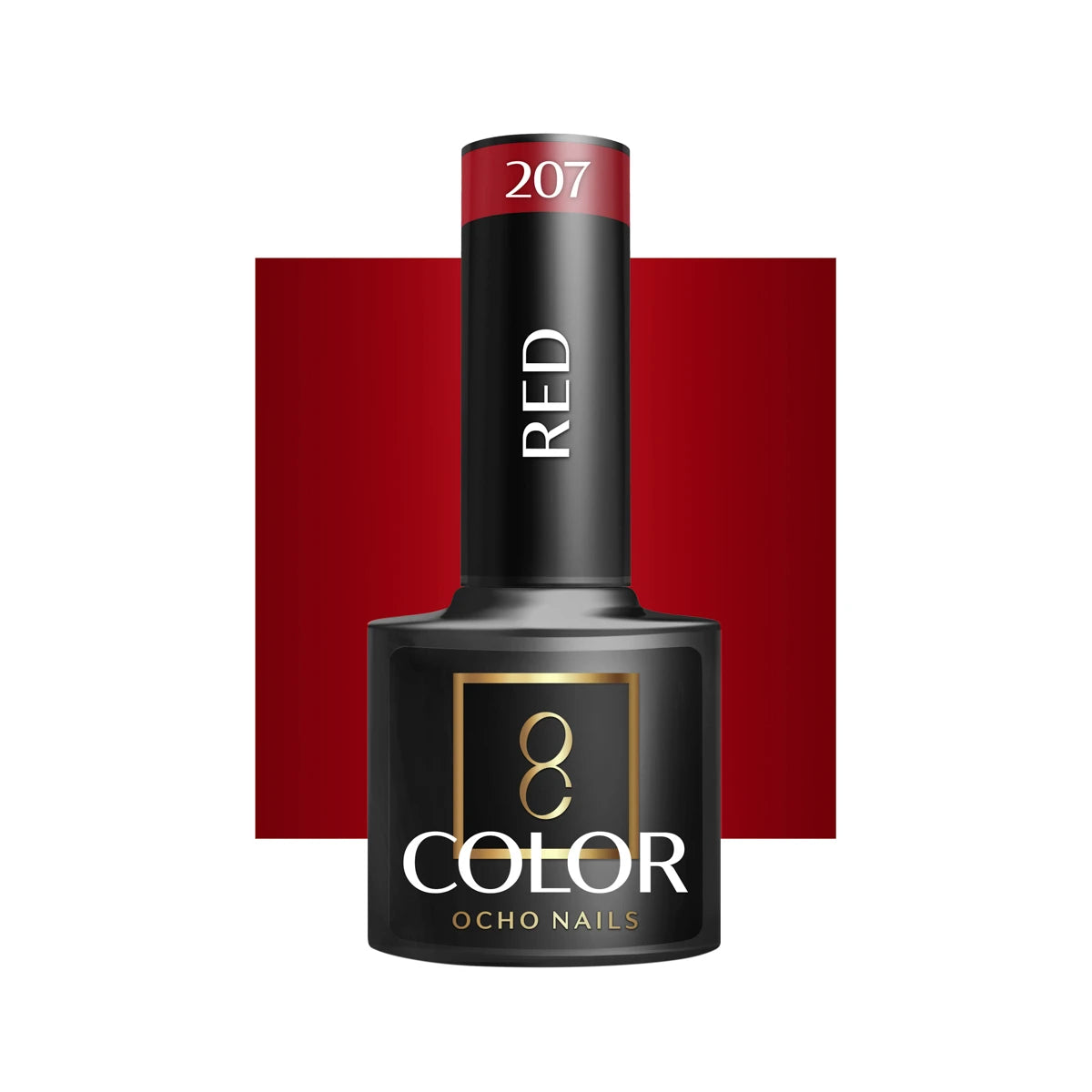 OCHO NAILS Gēla nagu laka Red 207, 5 g