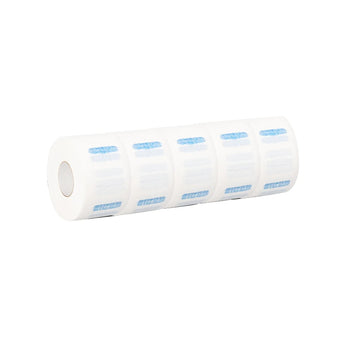 Papieren kapperskraag, 5 stuks wit