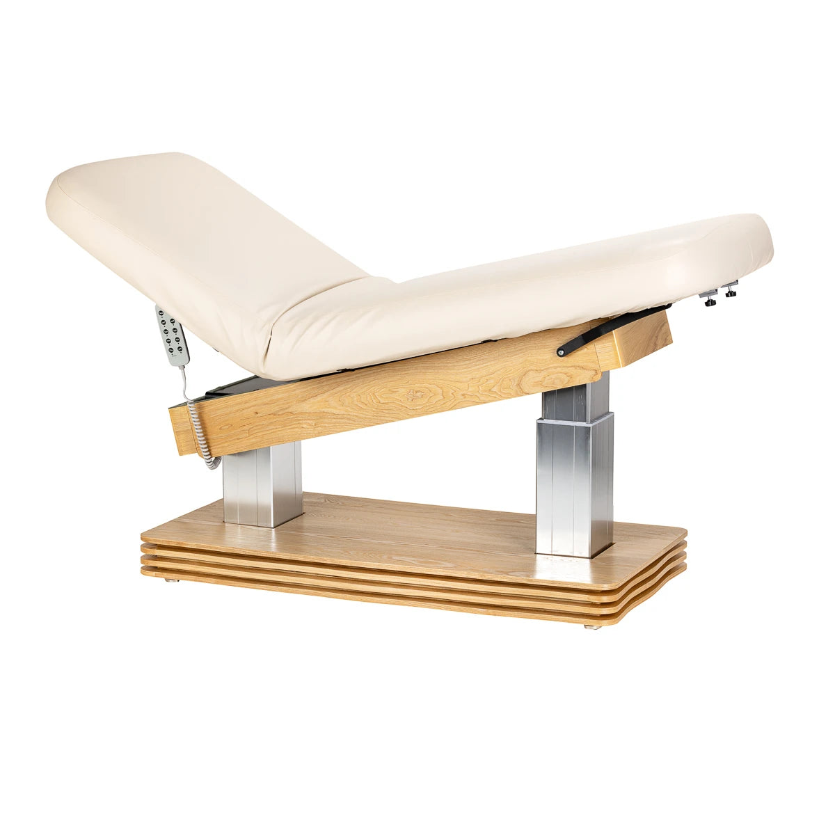 SPA kušete Sillon Comfort, krēmkrāsa ar gaiši brūnu pamatni