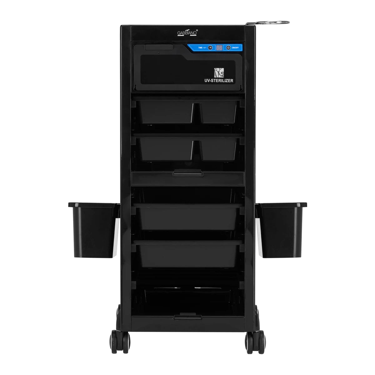 Gabbiano Frizētavas ratiņi ar UV sterilizatoru 68UV, melni
