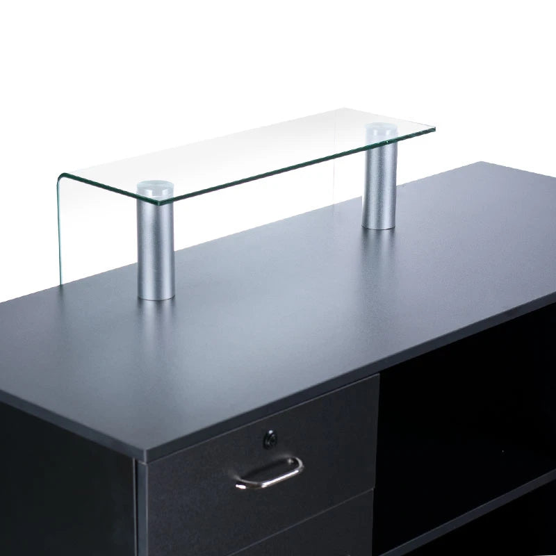 Receptiondisk BD-3307, sort