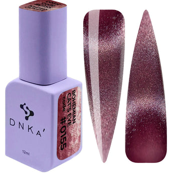 COLOR GEL POLISH CAT`S EYE "DNKa", 12 ml #0022 BOHEMIAN