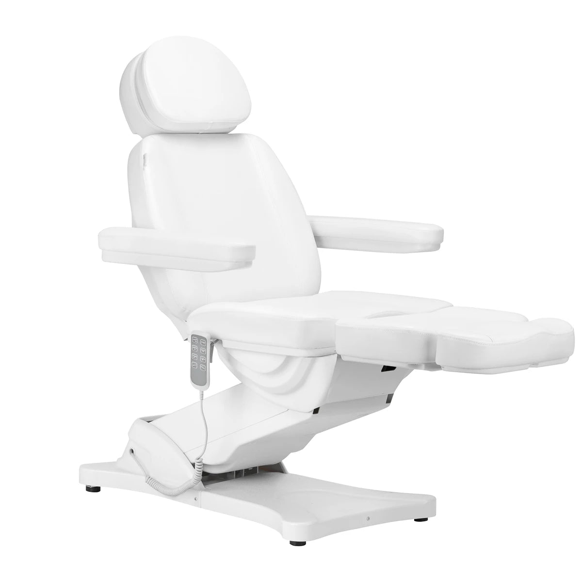 Beauty bed-couche SILLON CLASSIC, 4 motors, white with cradle