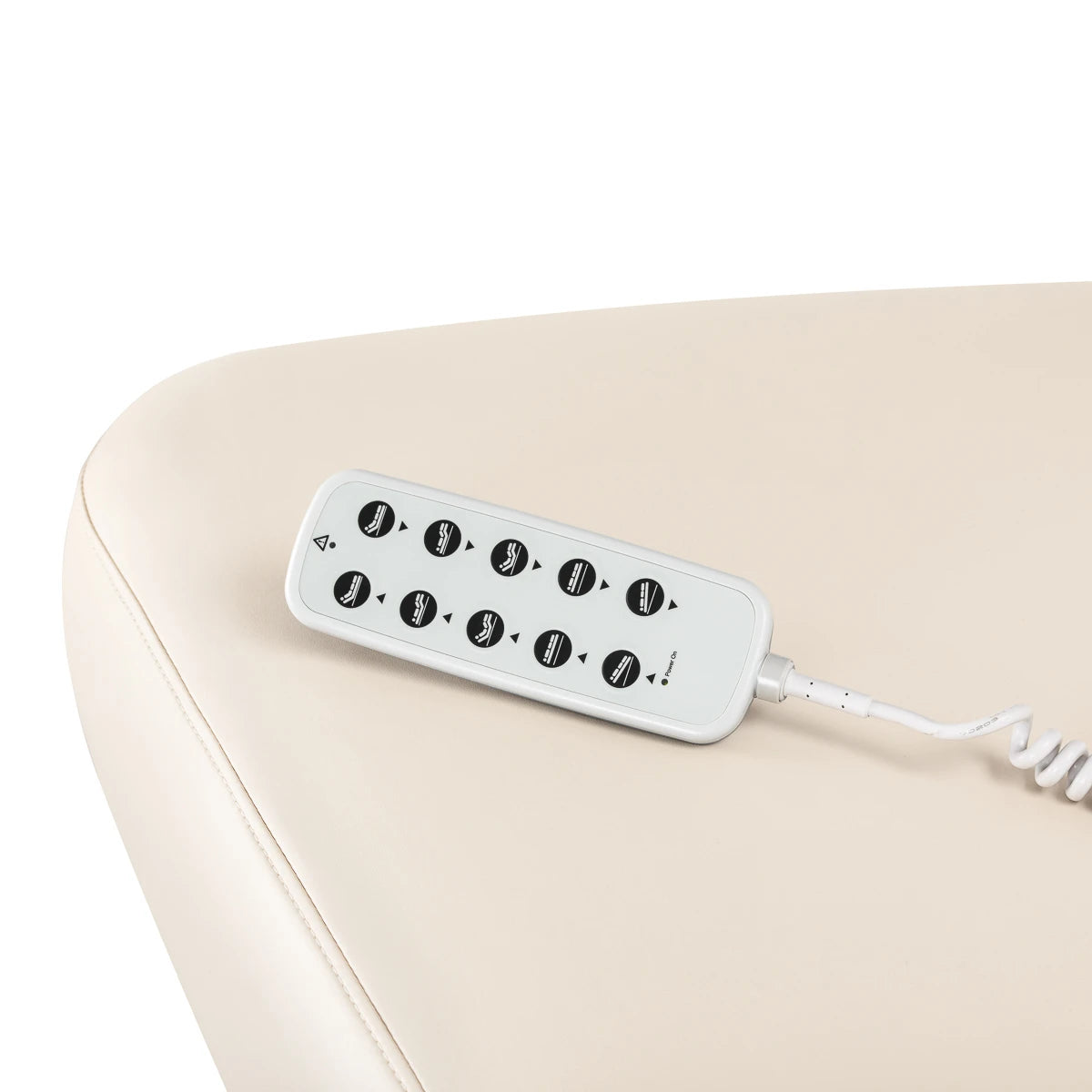 SPA kušete Sillon Comfort, krēmkrāsa ar gaiši brūnu pamatni