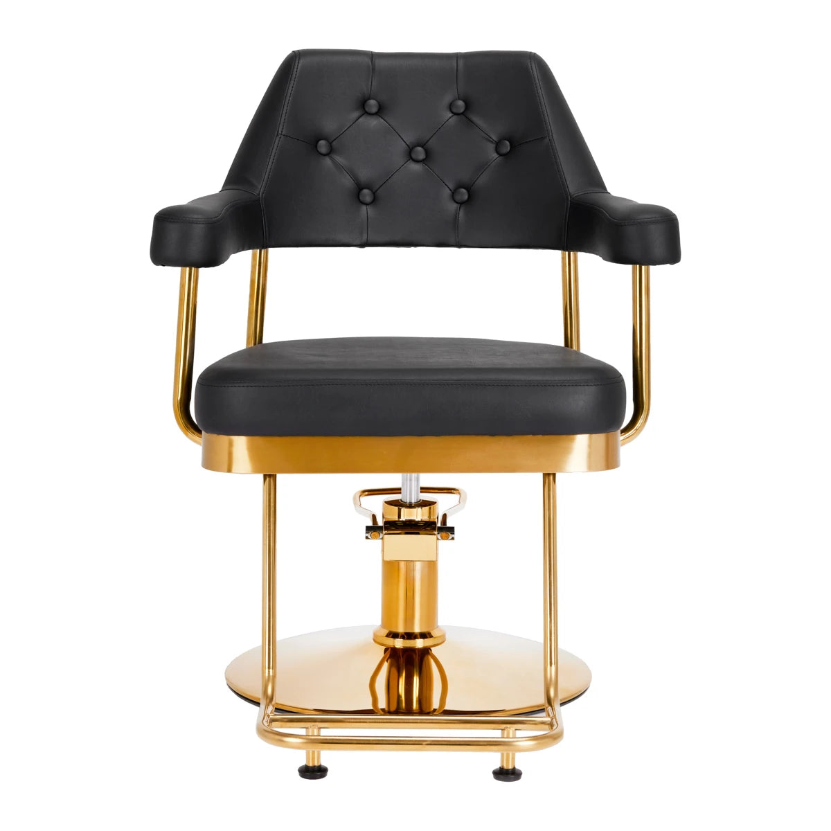 Gabbiano Friseurstuhl Granda, Schwarz-Gold