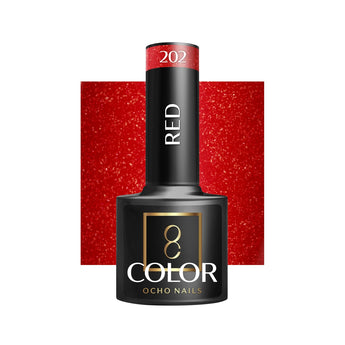 OCHO NAILS Gellak Red 202, 5 g