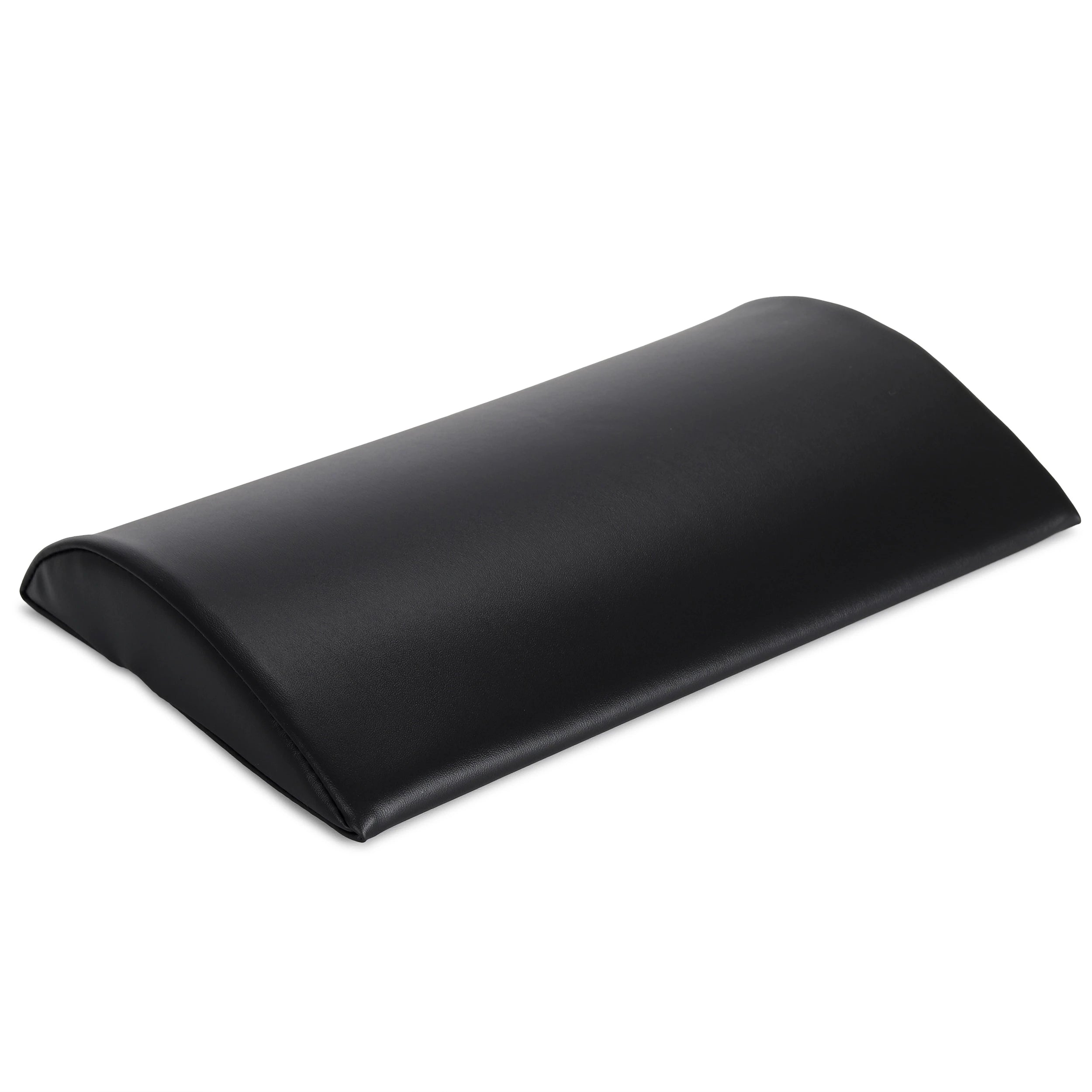 Semi Round Bolster Lumbar Massagerolle 40x25x5 cm K015, Schwarz