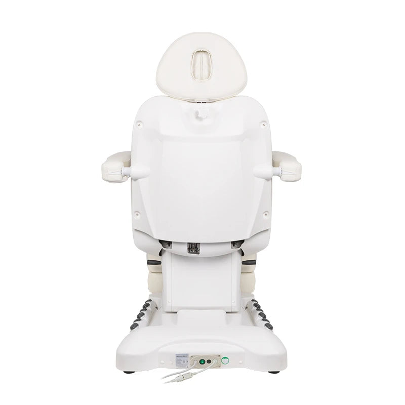 Pedikīra krēsls AZZURRO 708BS PEDI EXCLUSIVE, balts, 3 motori, ar apsildi