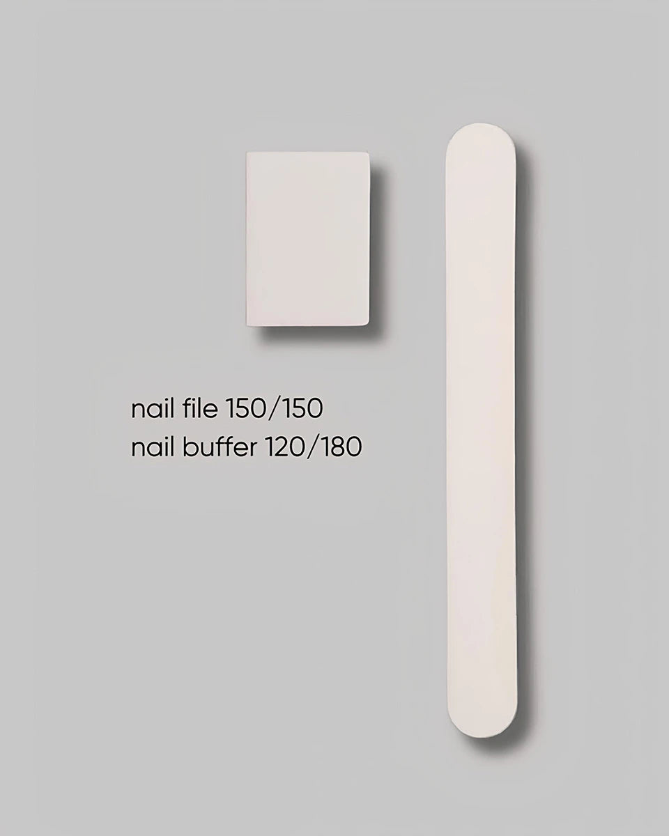Disposable set file 150/150 and buffer 120/180 grit