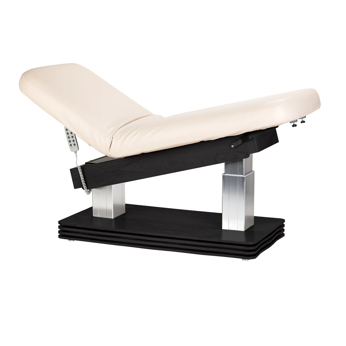 SPA kušete Sillon Comfort, krēmkrāsa ar melnu pamatni