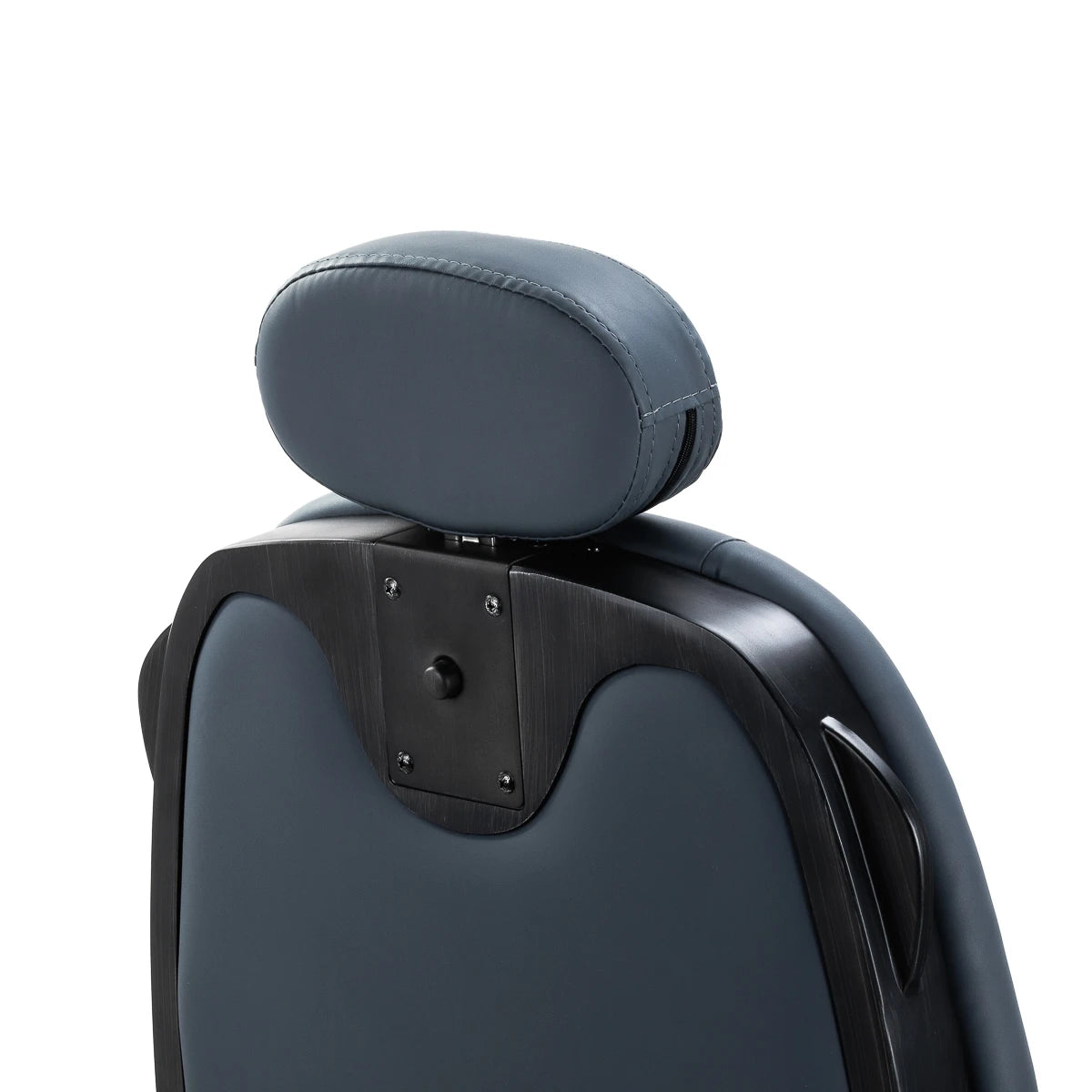 Gabbiano Francesco Graphite barber chair with brushed black frame