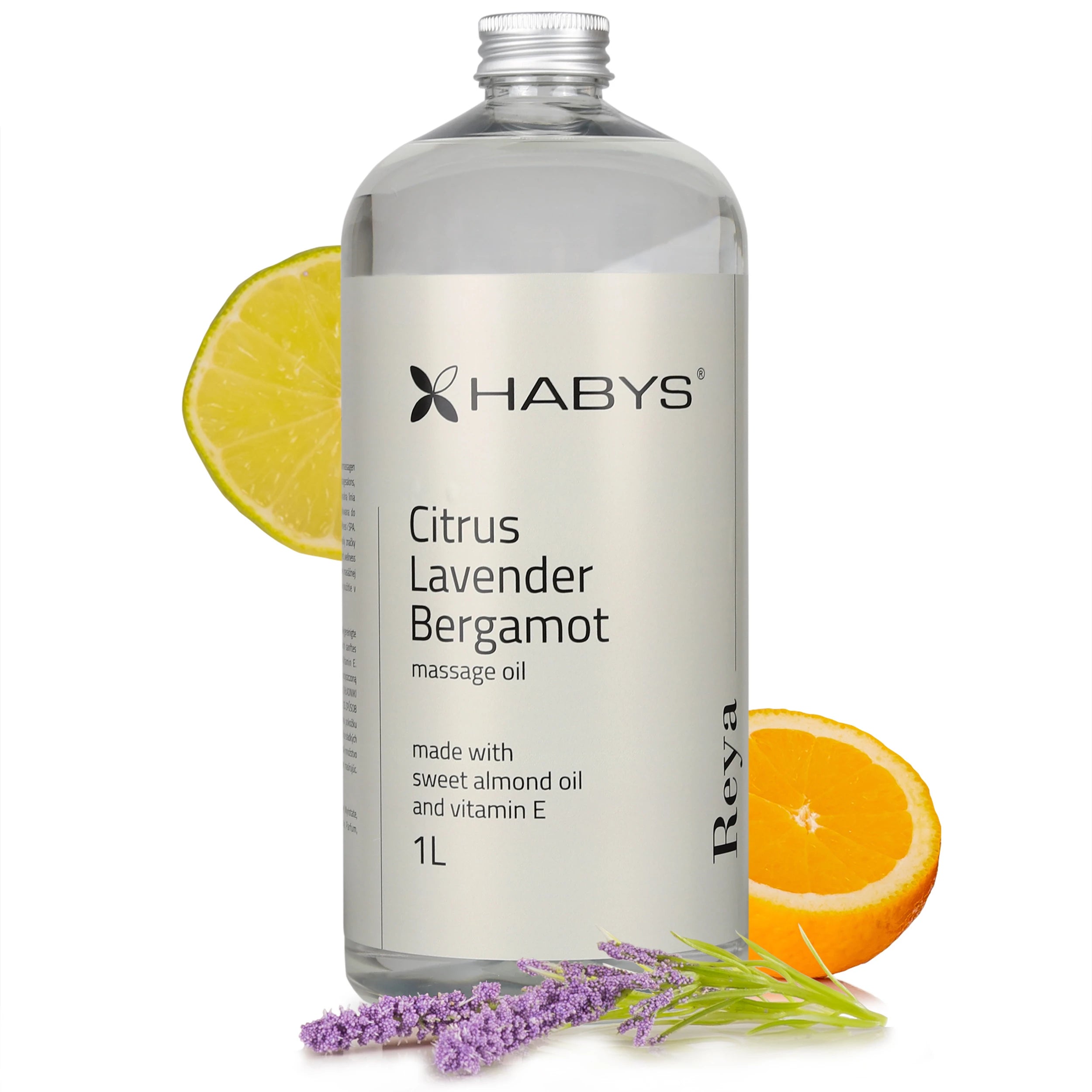 Masāžas eļļa Citrus/Lavanda/Bergamote, 1000 ml