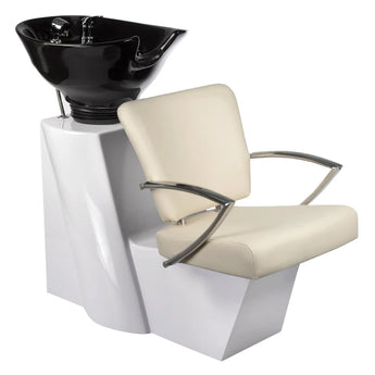 Rückwärtswaschbecken LIVIO BH-8012, creme