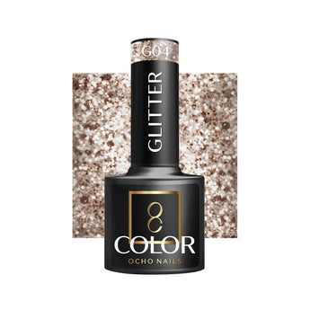 OCHO NAILS Gēla nagu laka Glitter G04, 5 g