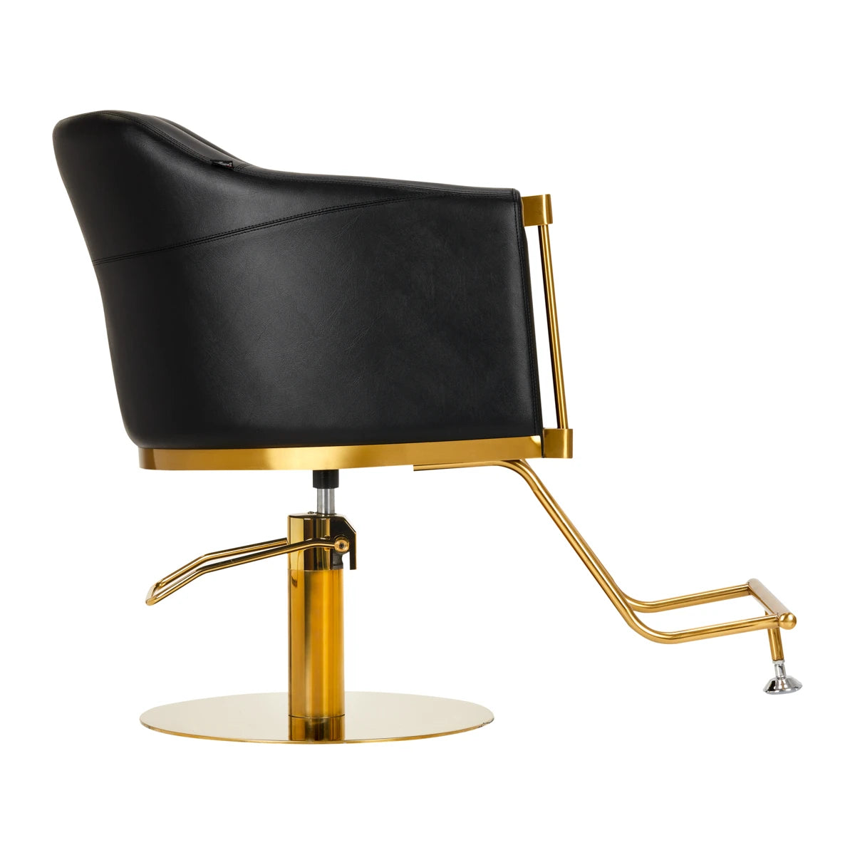 GABBIANO Friseurstuhl Burgos, schwarz-gold