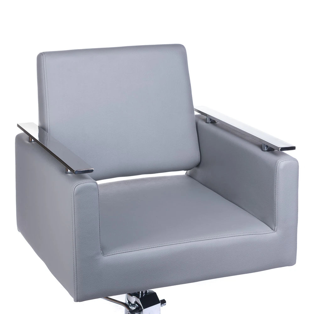 Парикмахерское кресло MILO BH-6333, светло-серое