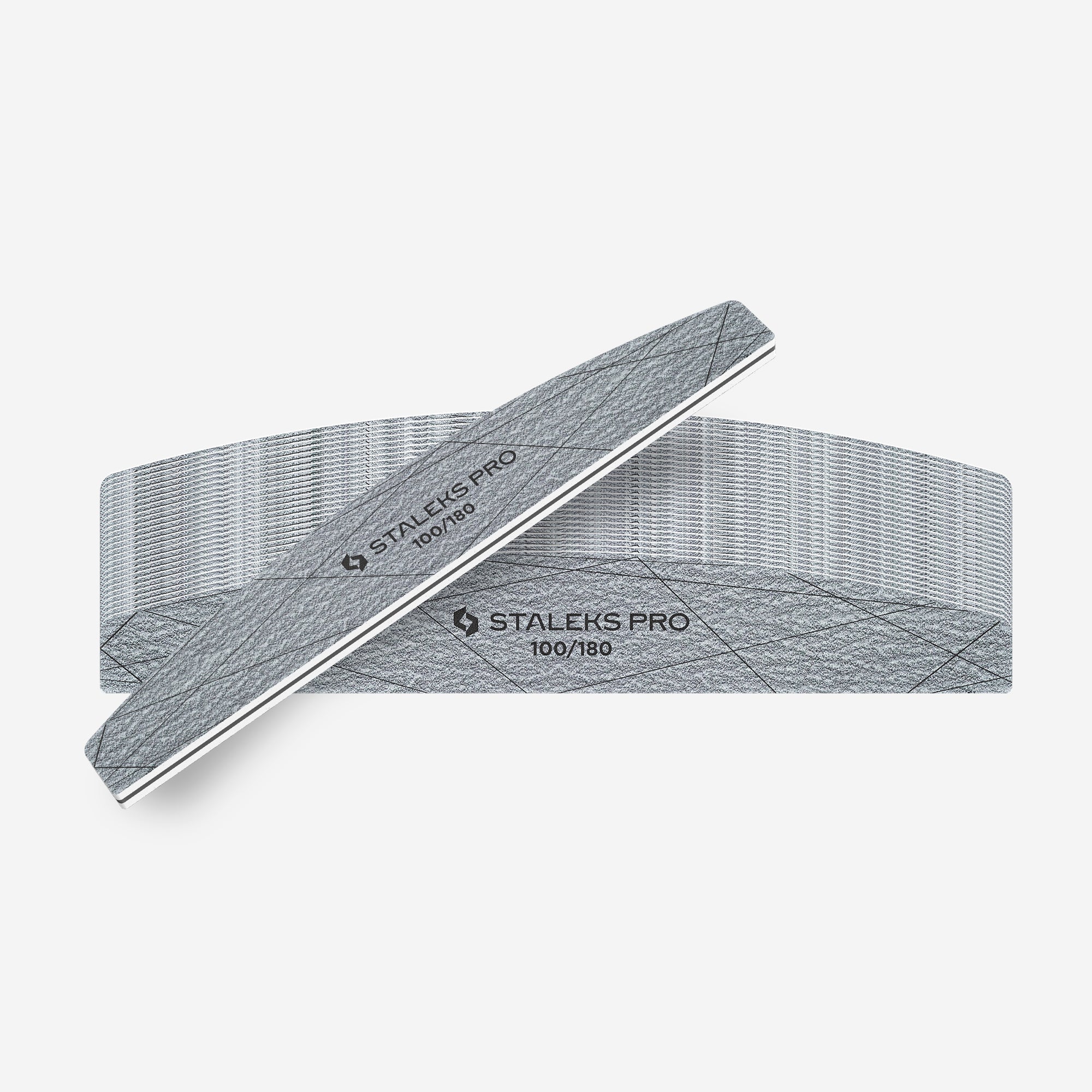 STALEKS SMART 40 Pūslodes formas minerāla nagu vīle, 100/180 grit, 25 gab.