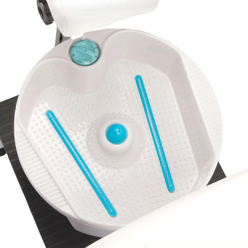 fauteuil de pédicure with pied massager, BR-2301, blanc