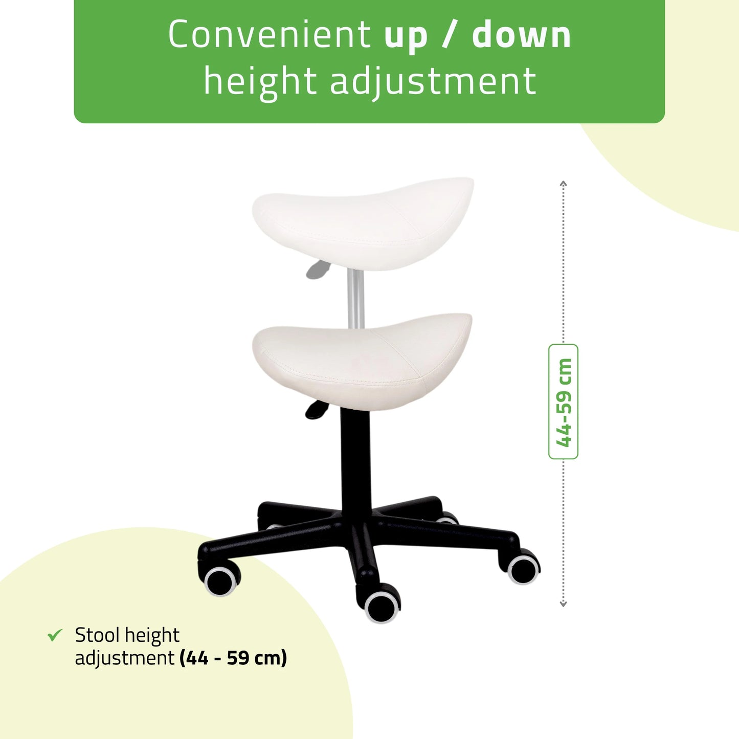 Friziera krēsls LUMO, Comfy Base k501, balts