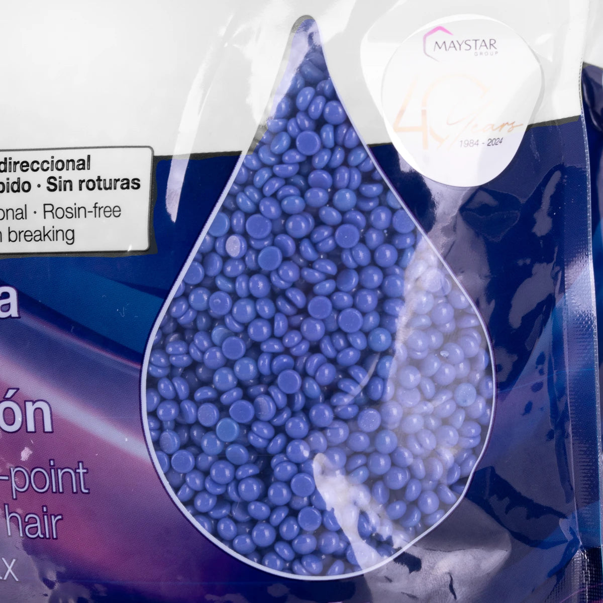Depilflax 100 Elastiline depilatsioonivaha, Mauve titaniumdioksiidiga 1kg