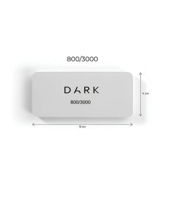DARK by Rior Nagu buferis, taisnstūrveida, 800/3000