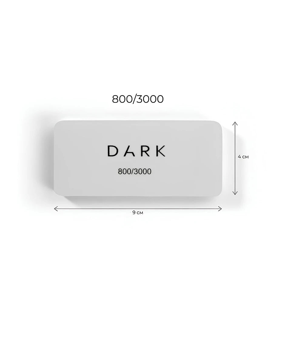 DARK by Rior Nagu buferis, taisnstūrveida, 800/3000