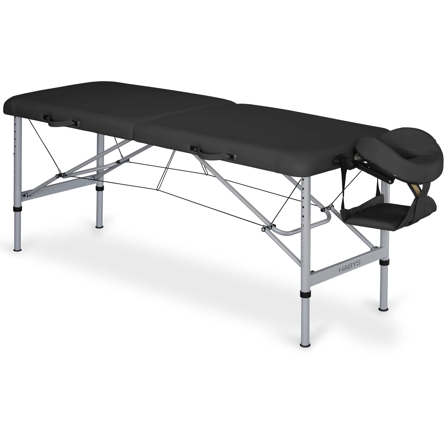 Masažo stalas Aero Alu 70 Vinyl Flex K015, juodas