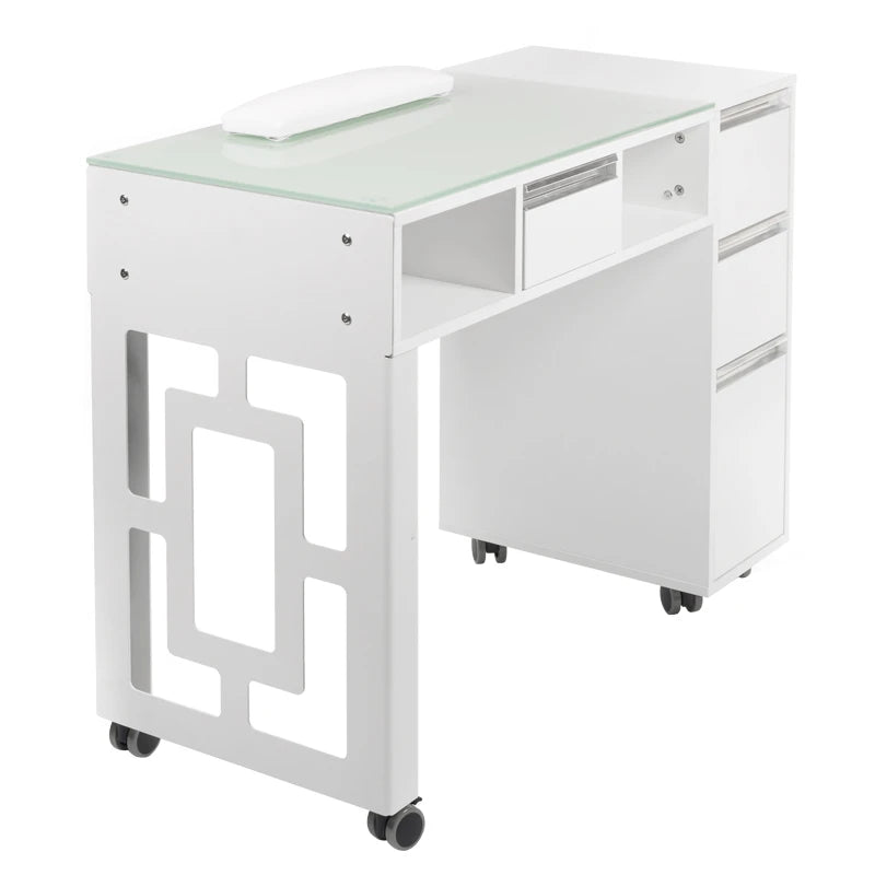 Cosmetische tafel BD-3801, Wit