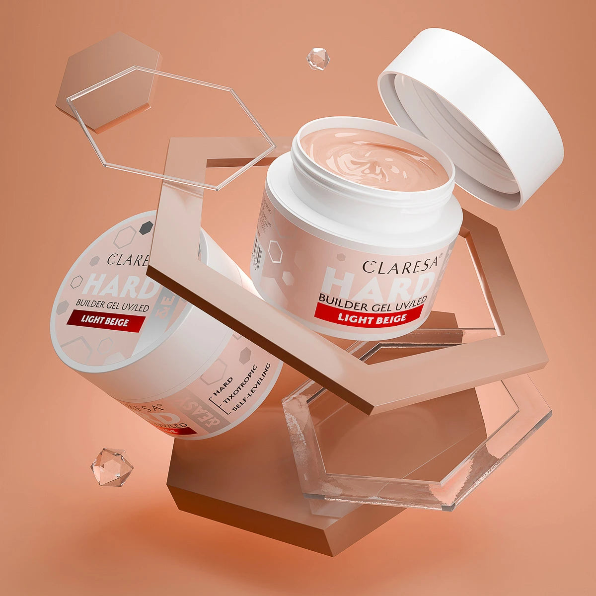 HARD&EASY BUILDER GEL LIGHT BEIGE 12g