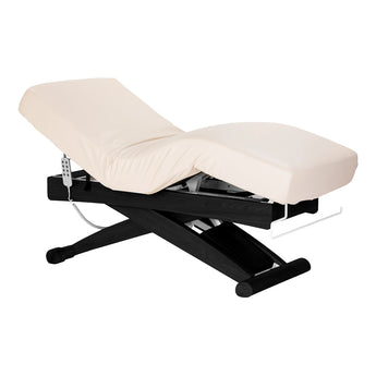 SPA kušete Sillon Siesta, krēmkrāsa ar melnu pamatni