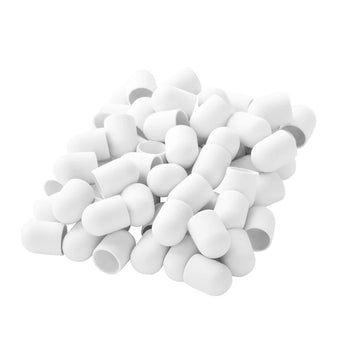10pcs. disposable caps pedicure 13mm, soft (220 grit)