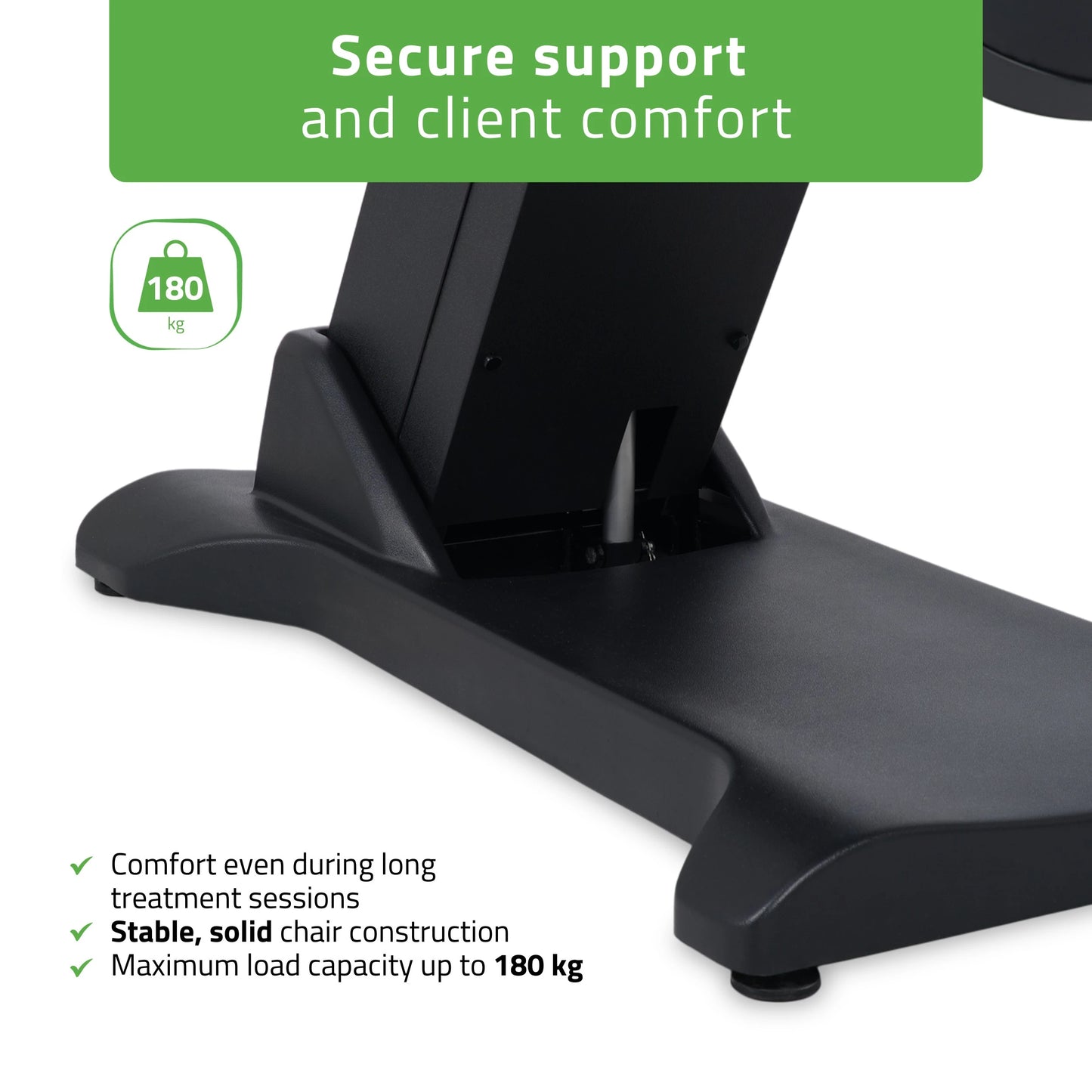 Elektrinė kosmetologinė kėdė-lova Selia PRO 4 Touch Core k315, juoda
