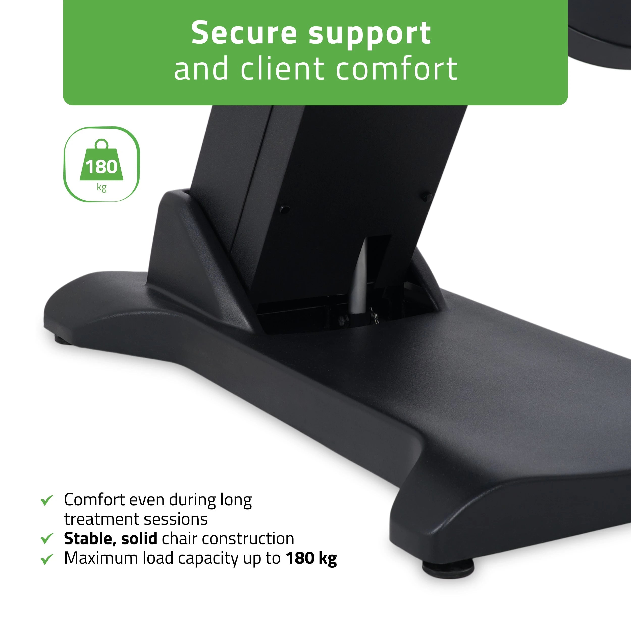 Elektrinė kosmetologinė kėdė-lova Selia PRO 4 Touch Core k315, juoda