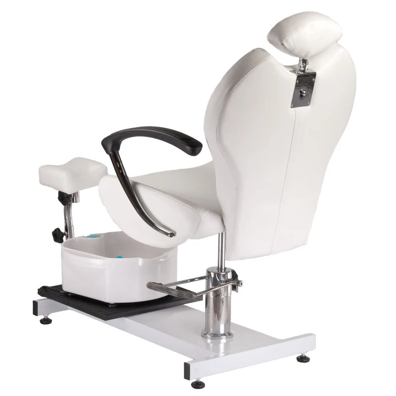 fauteuil de pédicure with pied massager, BR-2301, blanc