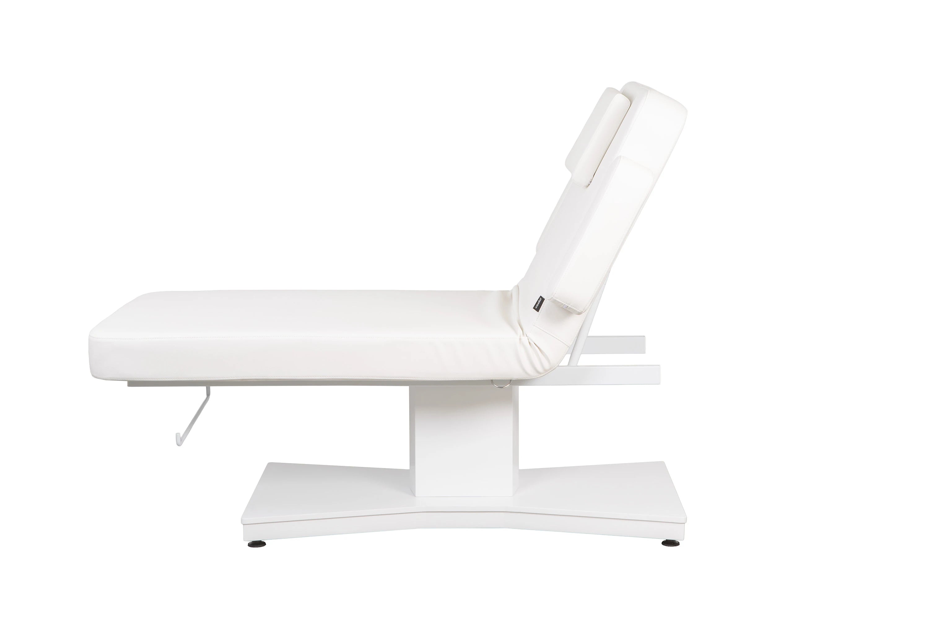GOID Electric Massage Couch Single Motor White with Light Base