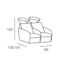 AYALA Rückwärtswaschbecken COMFORT SOFA