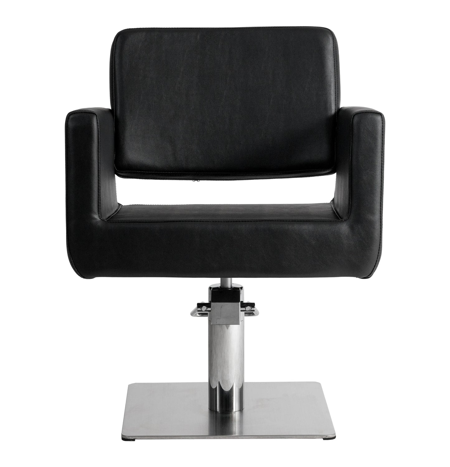 CHIC Q Barber Chair with Square Base, Black