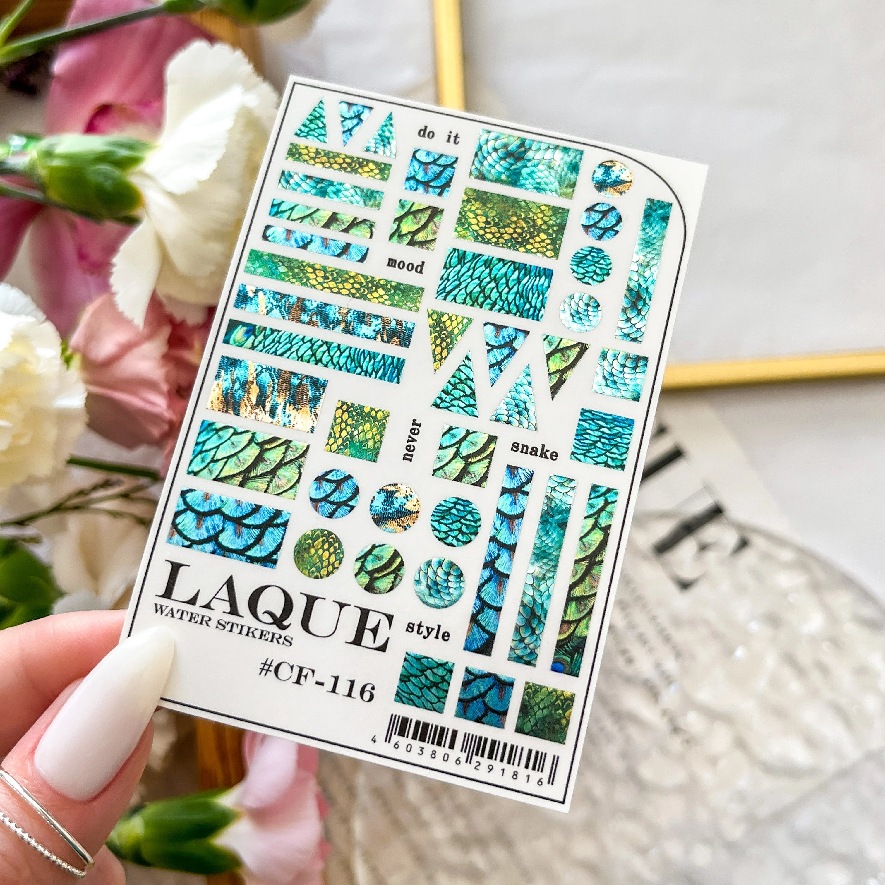 LAQUE NailArt-Einleger Design CF-116